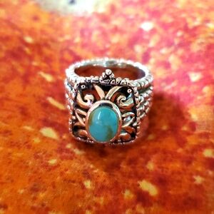 Sterling and Turquoise Ring.